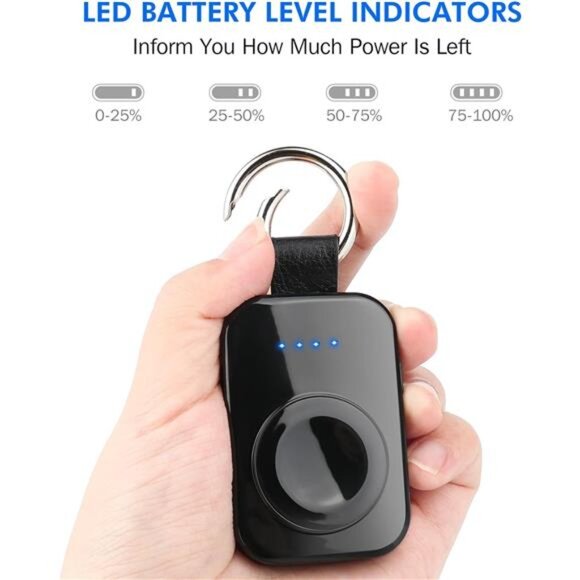 Portable Wireless Charger for Apple Watch Series,Compact Magnetic iWatch Charger - Picture 4 of 7